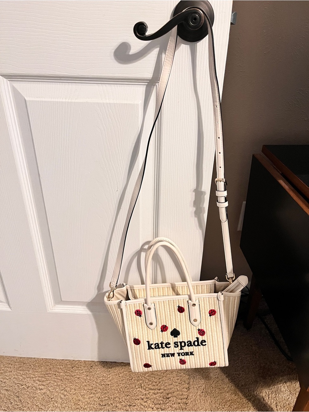 kate spade Tote with Red Ladybug Embroidery - Picture 8 of 11